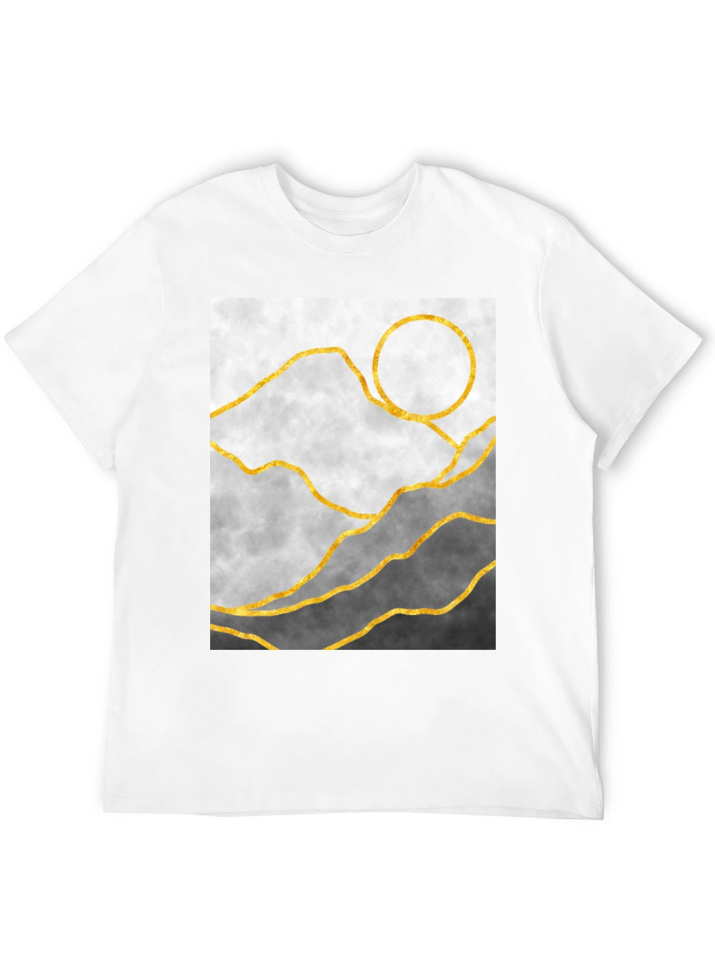 Abstract Mountain Graphic Tee