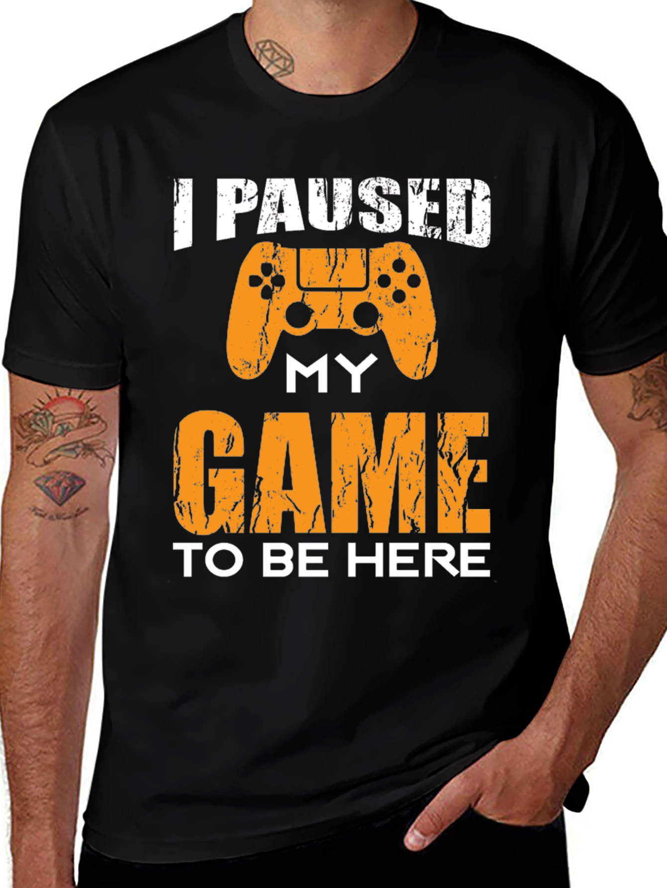 I Paused My Game To Be Here Graphic Tee