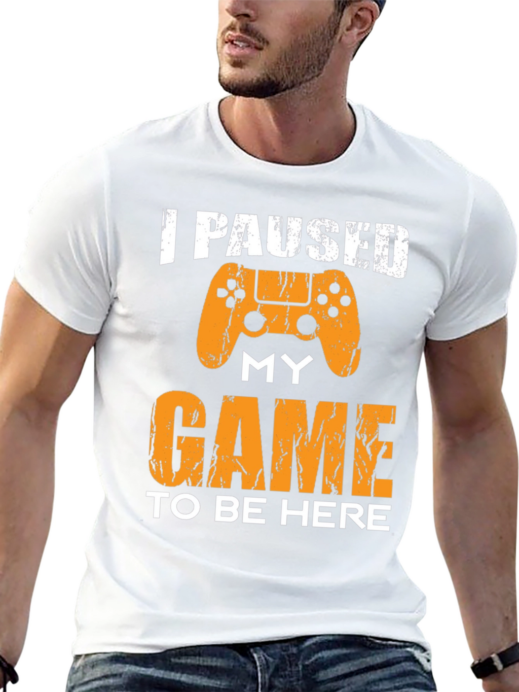 I Paused My Game To Be Here Graphic Tee