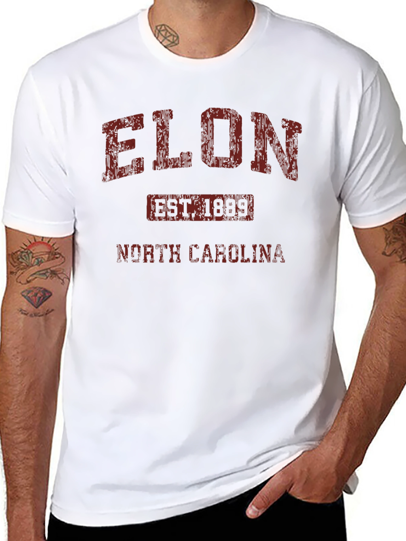 Elon North Carolina Est. 1889 Graphic T-Shirt
