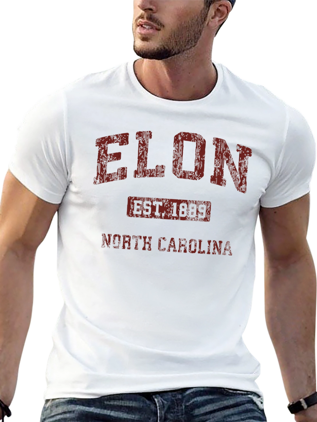 Elon North Carolina Est. 1889 Graphic T-Shirt