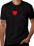 I Love Coins Graphic Tee - Black