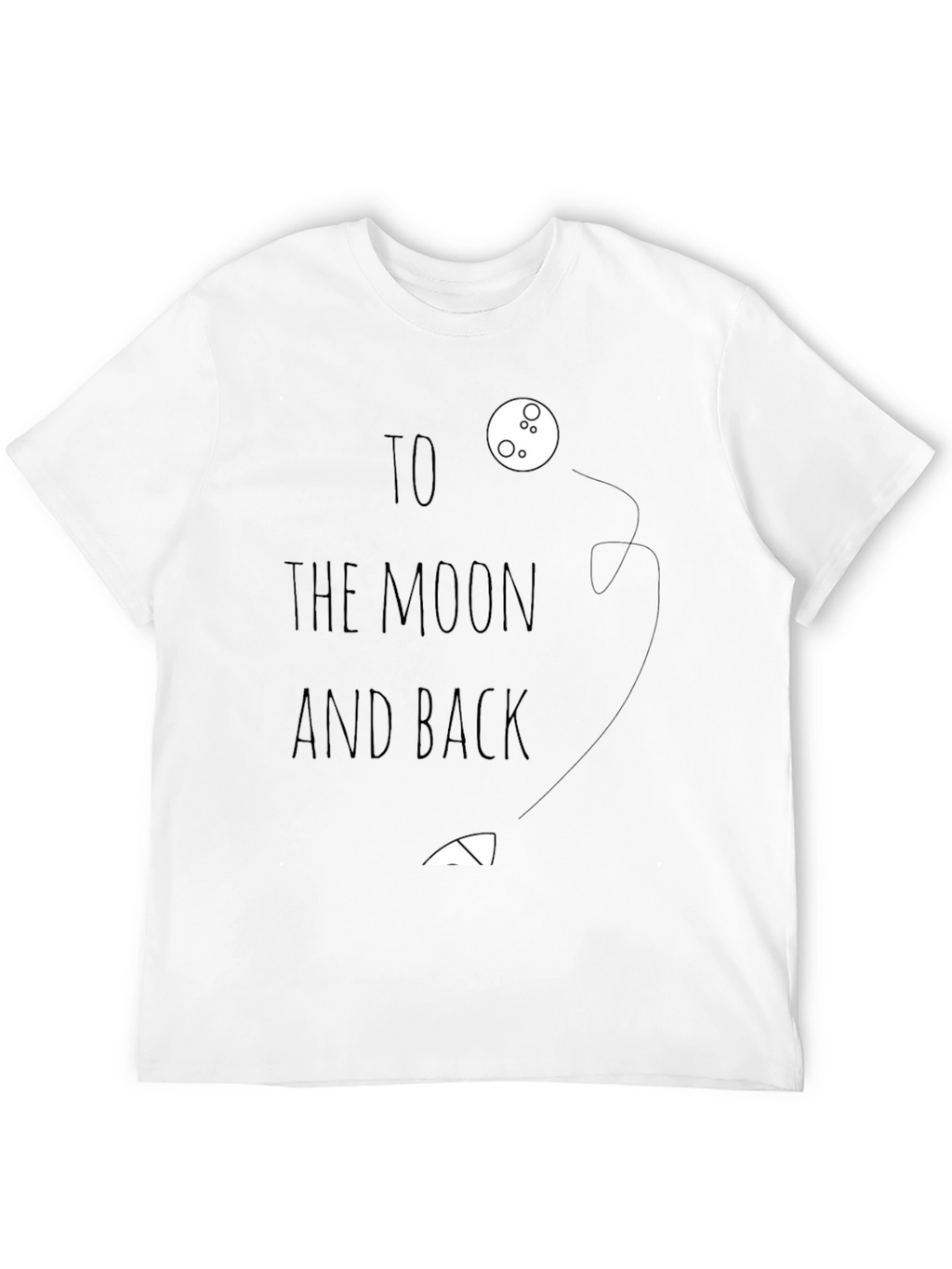 To the Moon and Back Graphic Tee - Black