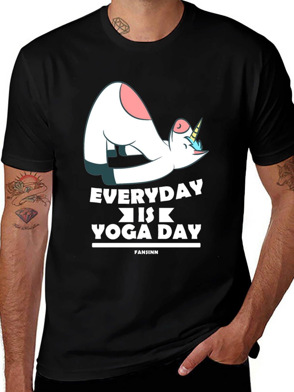 Everyday is Yoga Day Graphic T-Shirt