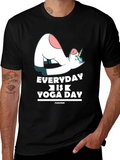 Everyday is Yoga Day Graphic T-Shirt