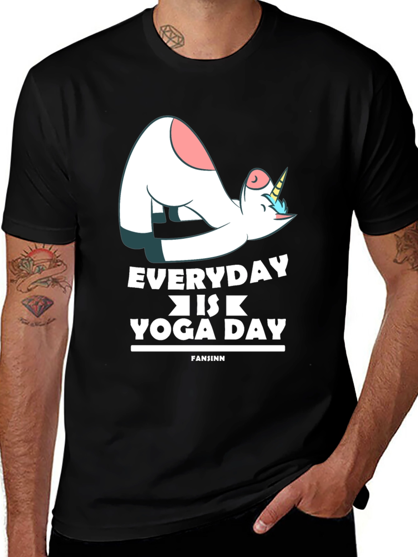 Everyday is Yoga Day Graphic T-Shirt
