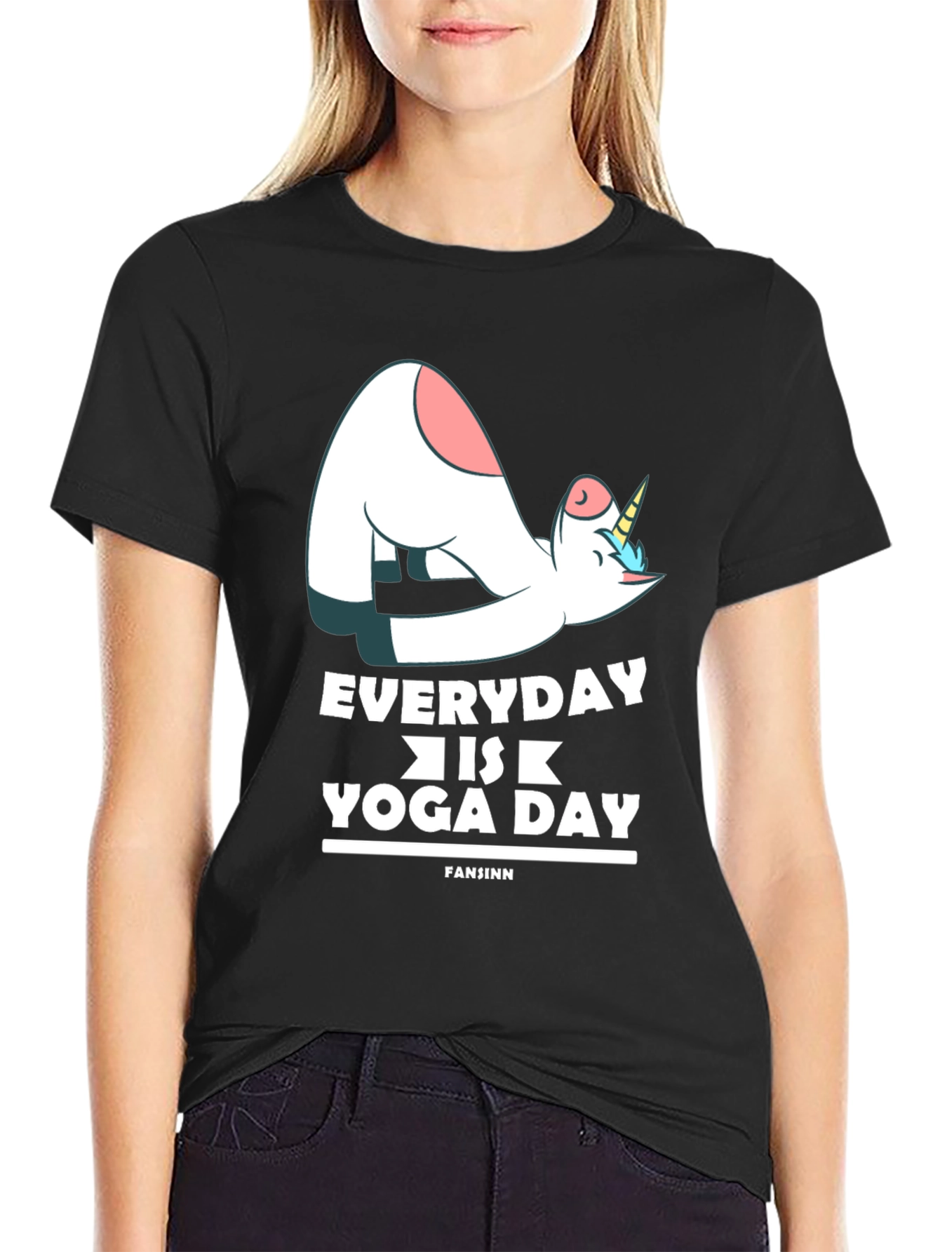 Everyday is Yoga Day Graphic T-Shirt