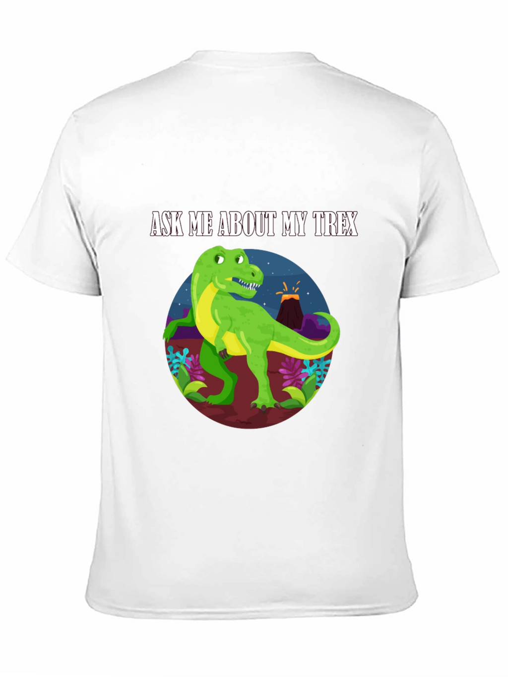 Ask Me About My T-Rex Black T-Shirt