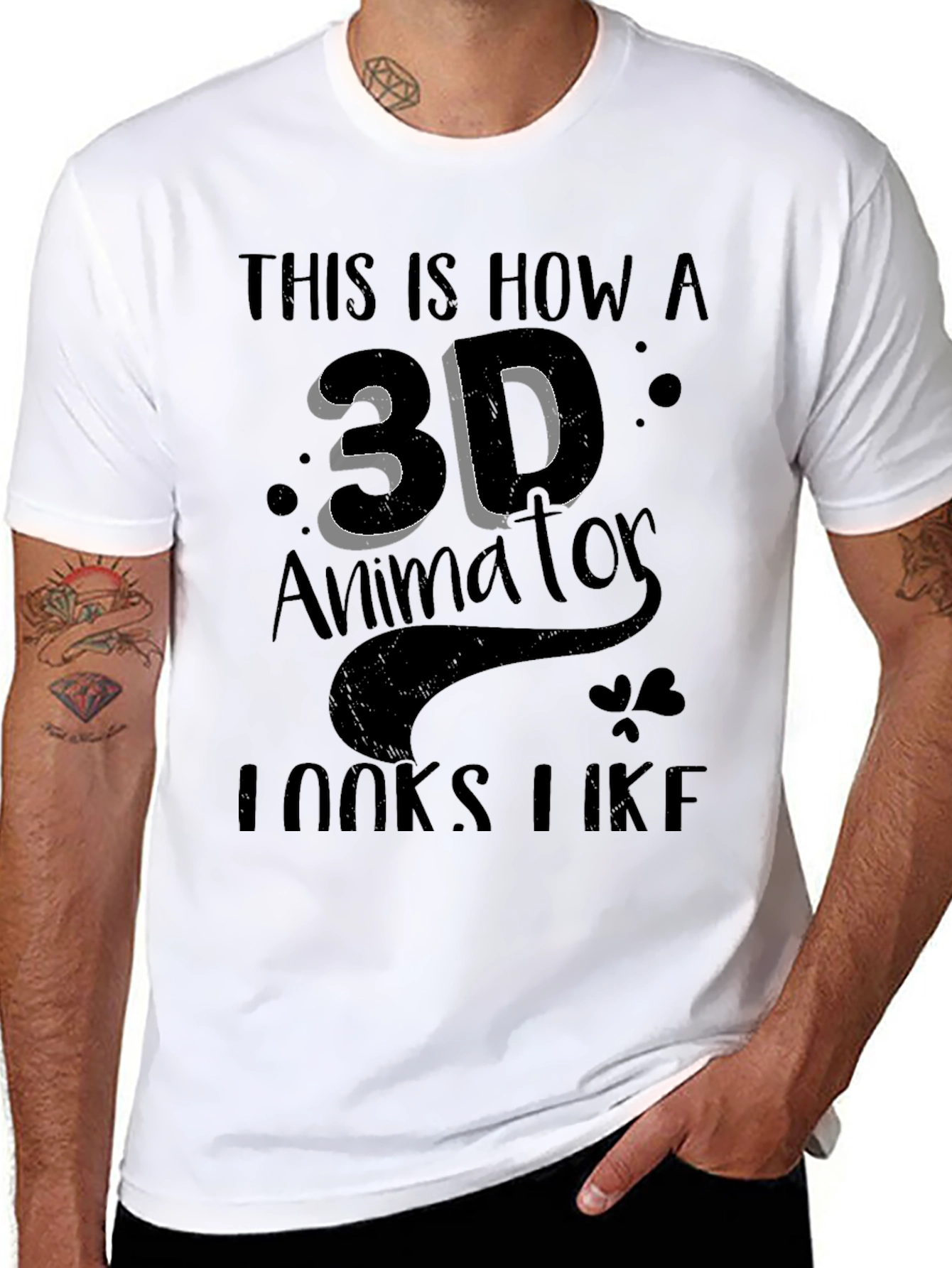 3D Animator Graphic T-Shirt