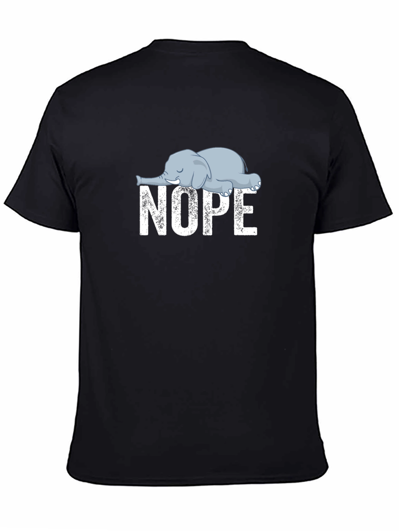 Nope Elephant Graphic Tee - Unisex Comfort