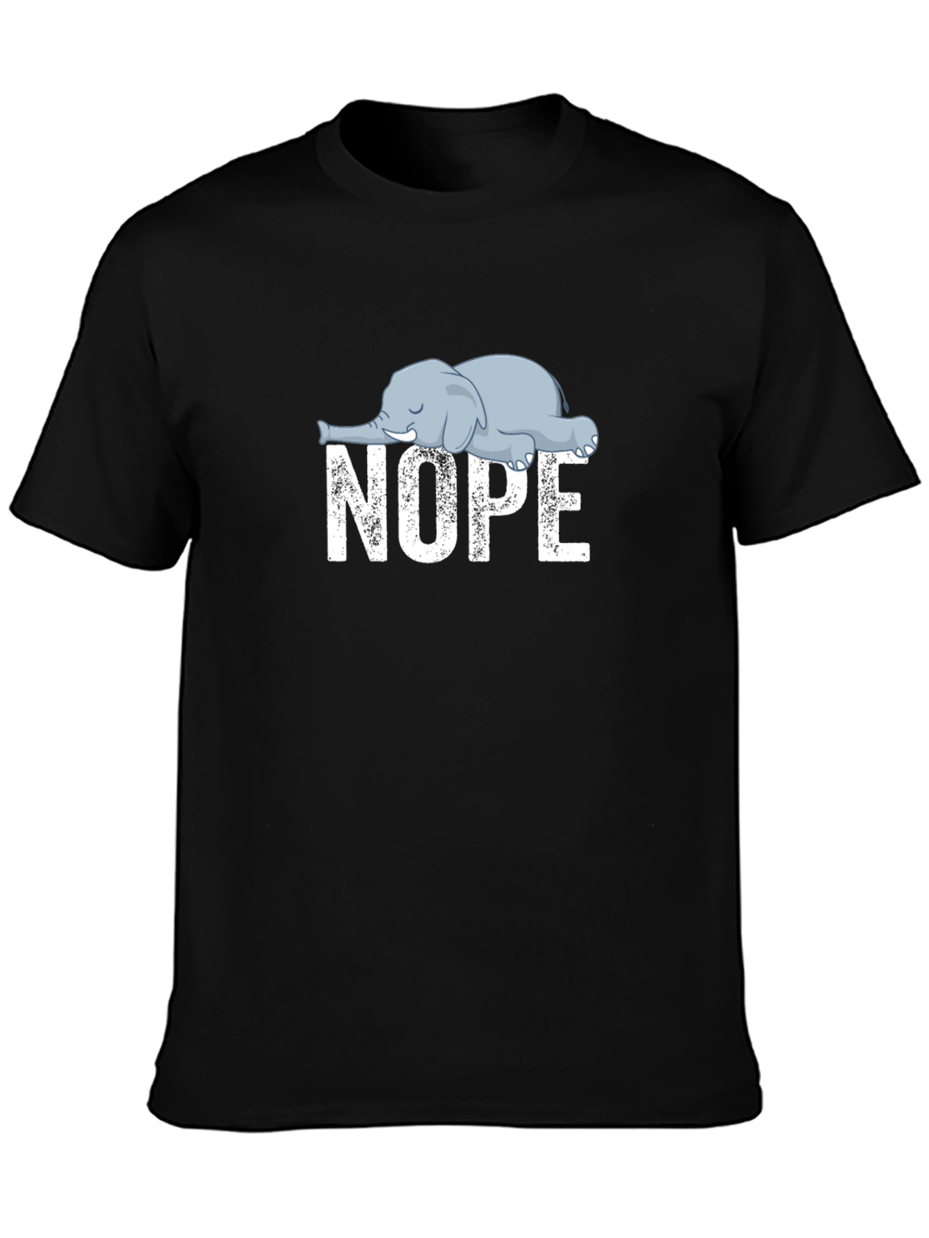 Nope Elephant Graphic Tee - Unisex Comfort