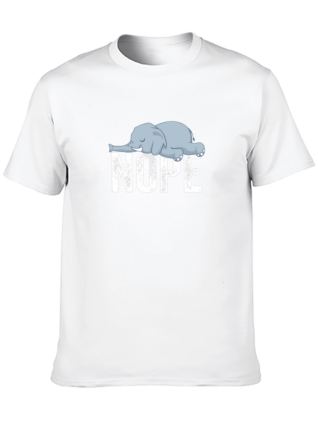 Nope Elephant Graphic Tee - Unisex Comfort