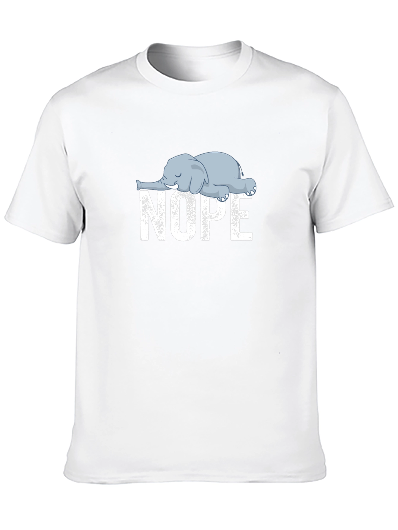 Nope Elephant Graphic Tee - Unisex Comfort