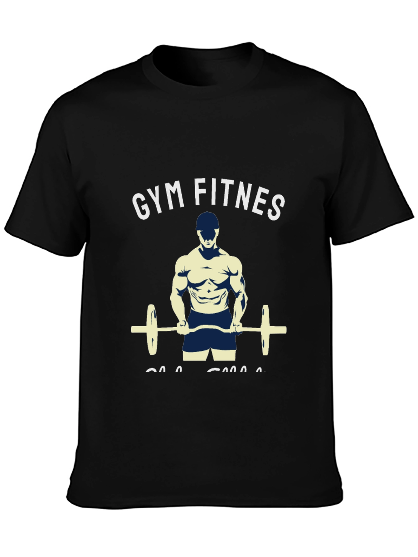 Gym Fitness Workout T-Shirt - Black