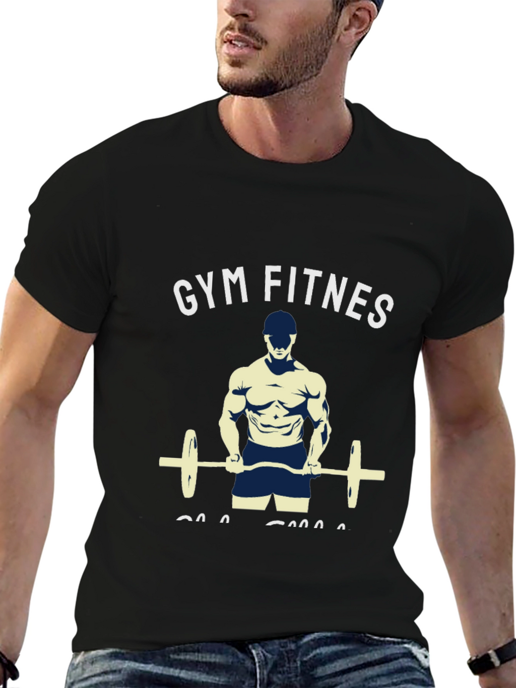 Gym Fitness Workout T-Shirt - Black