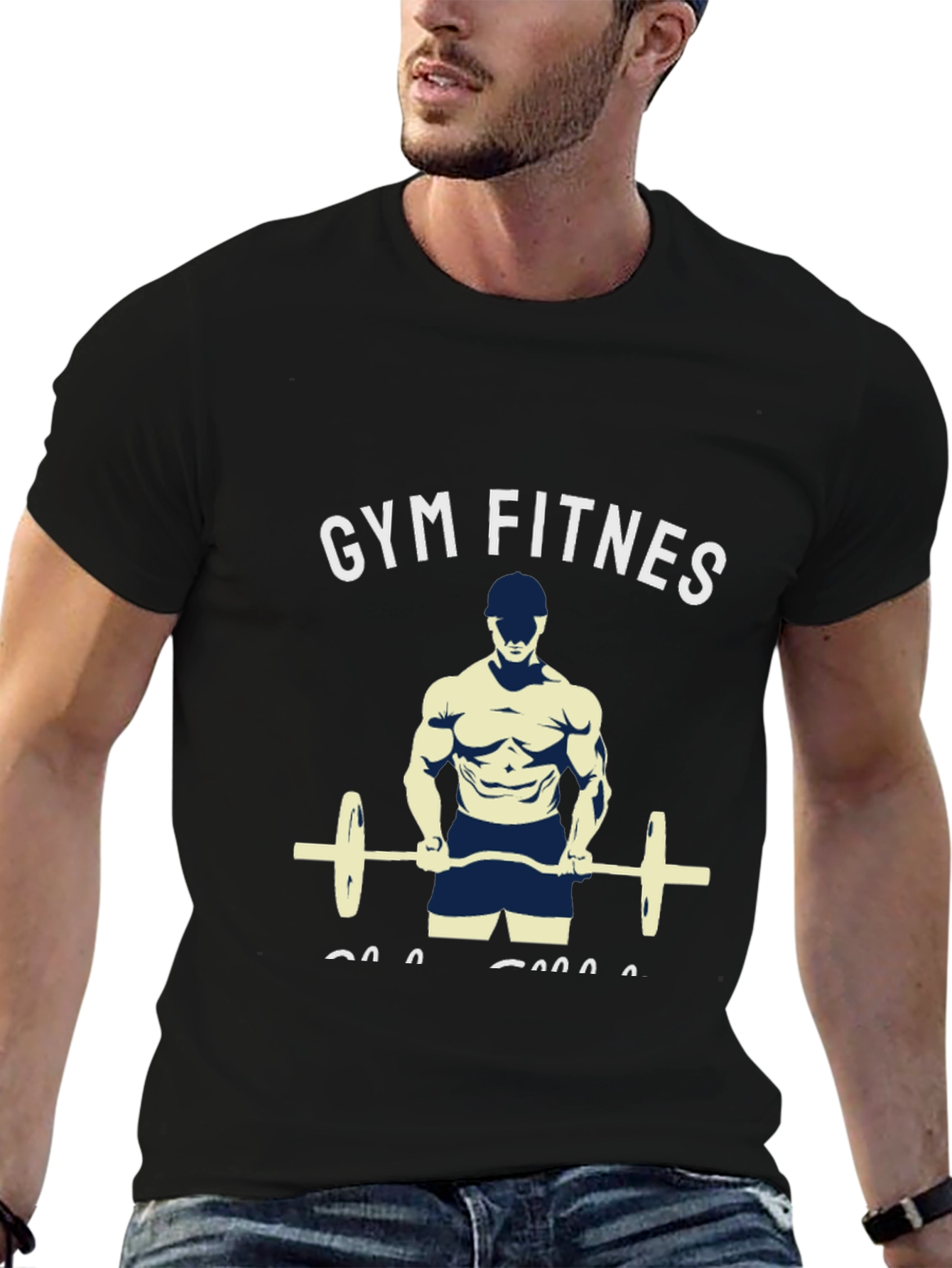 Gym Fitness Workout T-Shirt - Black