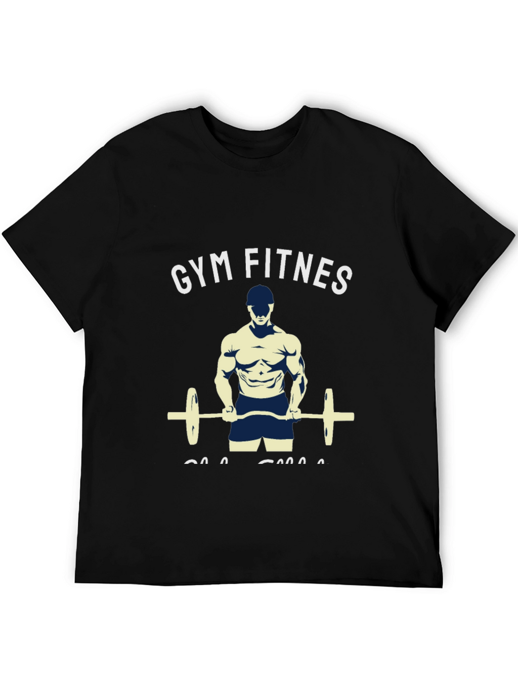 Gym Fitness Workout T-Shirt - Black
