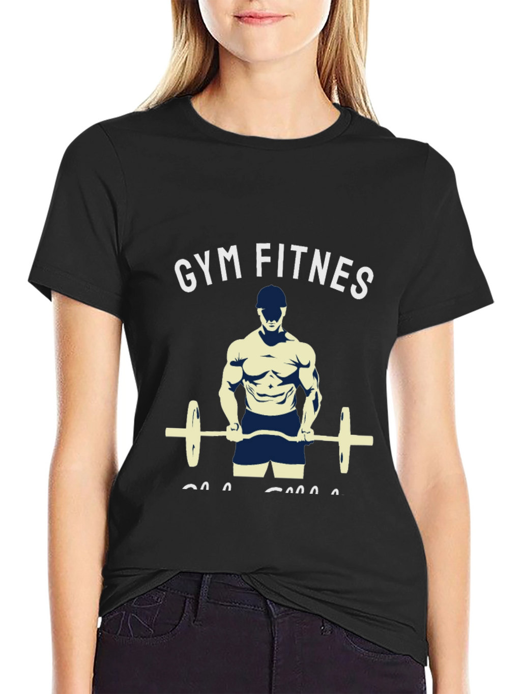 Gym Fitness Workout T-Shirt - Black