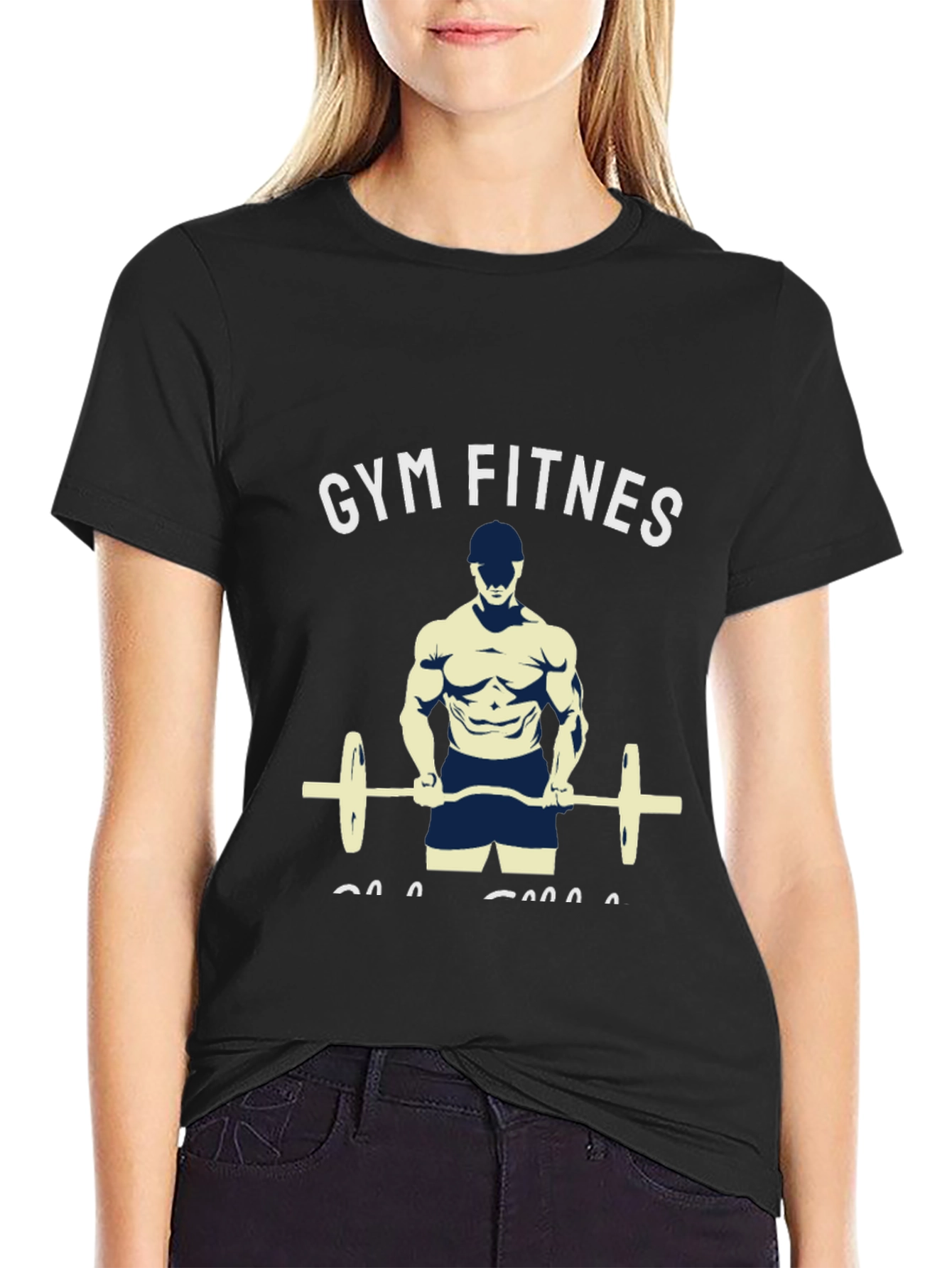 Gym Fitness Workout T-Shirt - Black