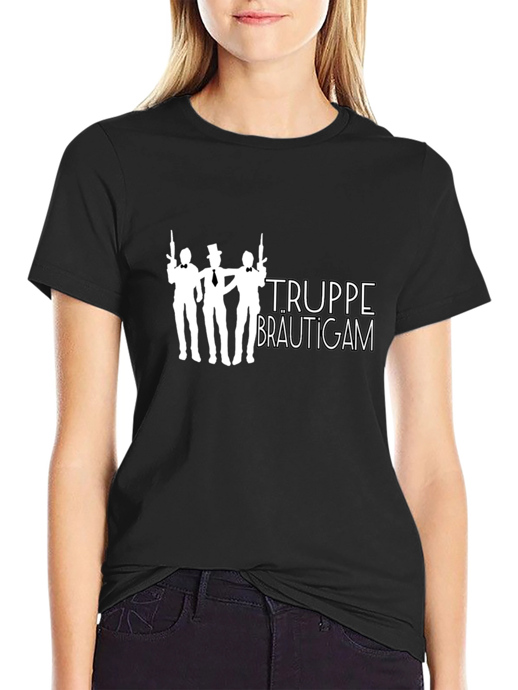 Funny Bachelor Party T-Shirt: Truppe Bräutigam Design