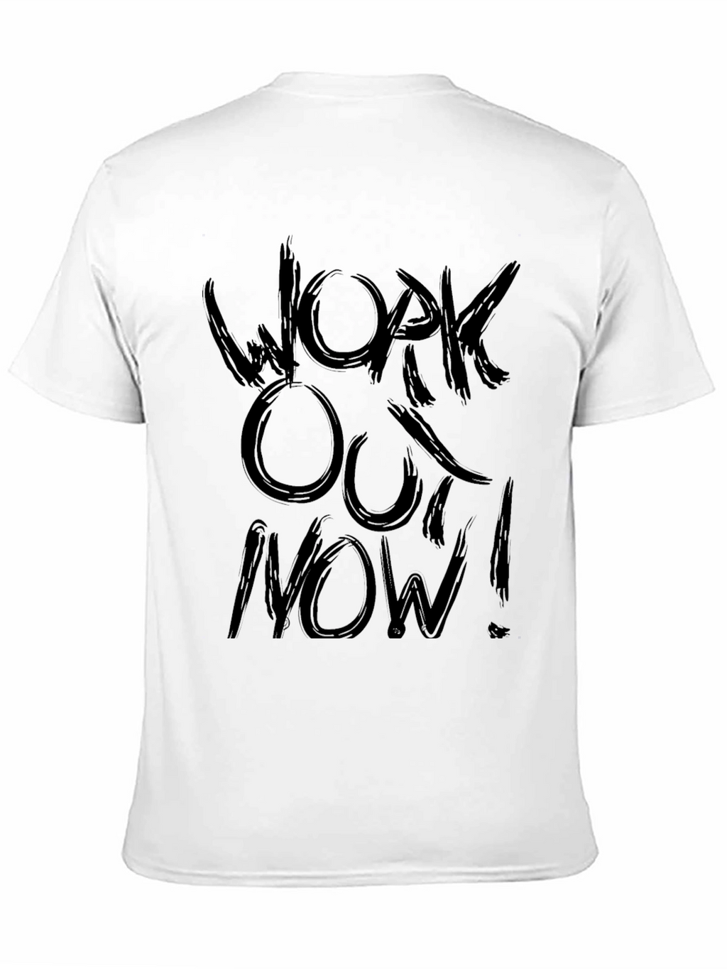 Workout Now! Black Graphic T-Shirt