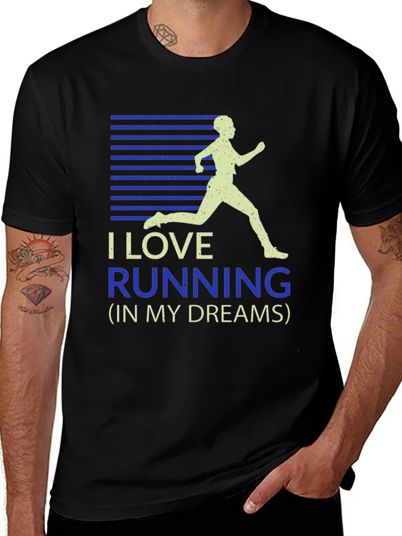 I Love Running T-Shirt - Dream Running Shirt