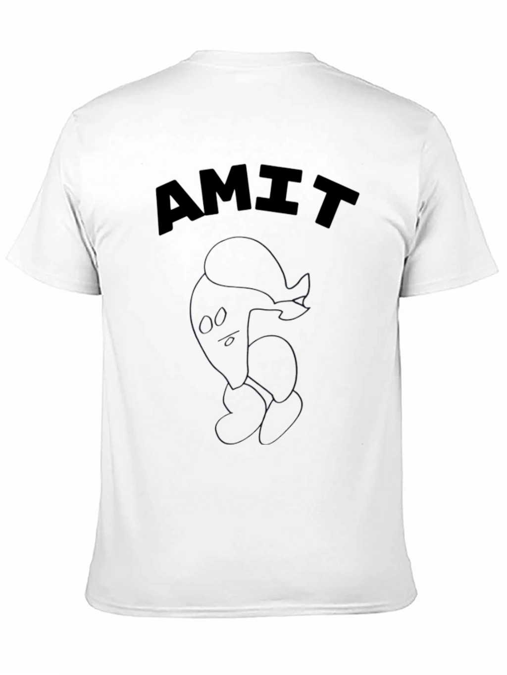 Mens Black T-Shirt with AMIT Graphic