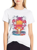 Sunset Palm Beach T-Shirt