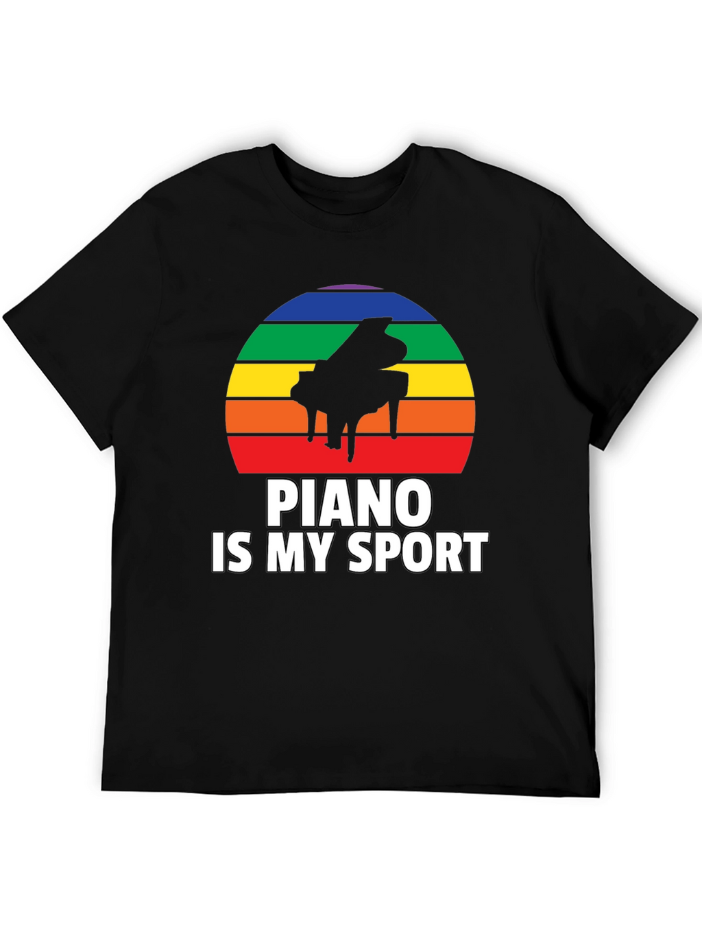 Piano Is My Sport Graphic Tee