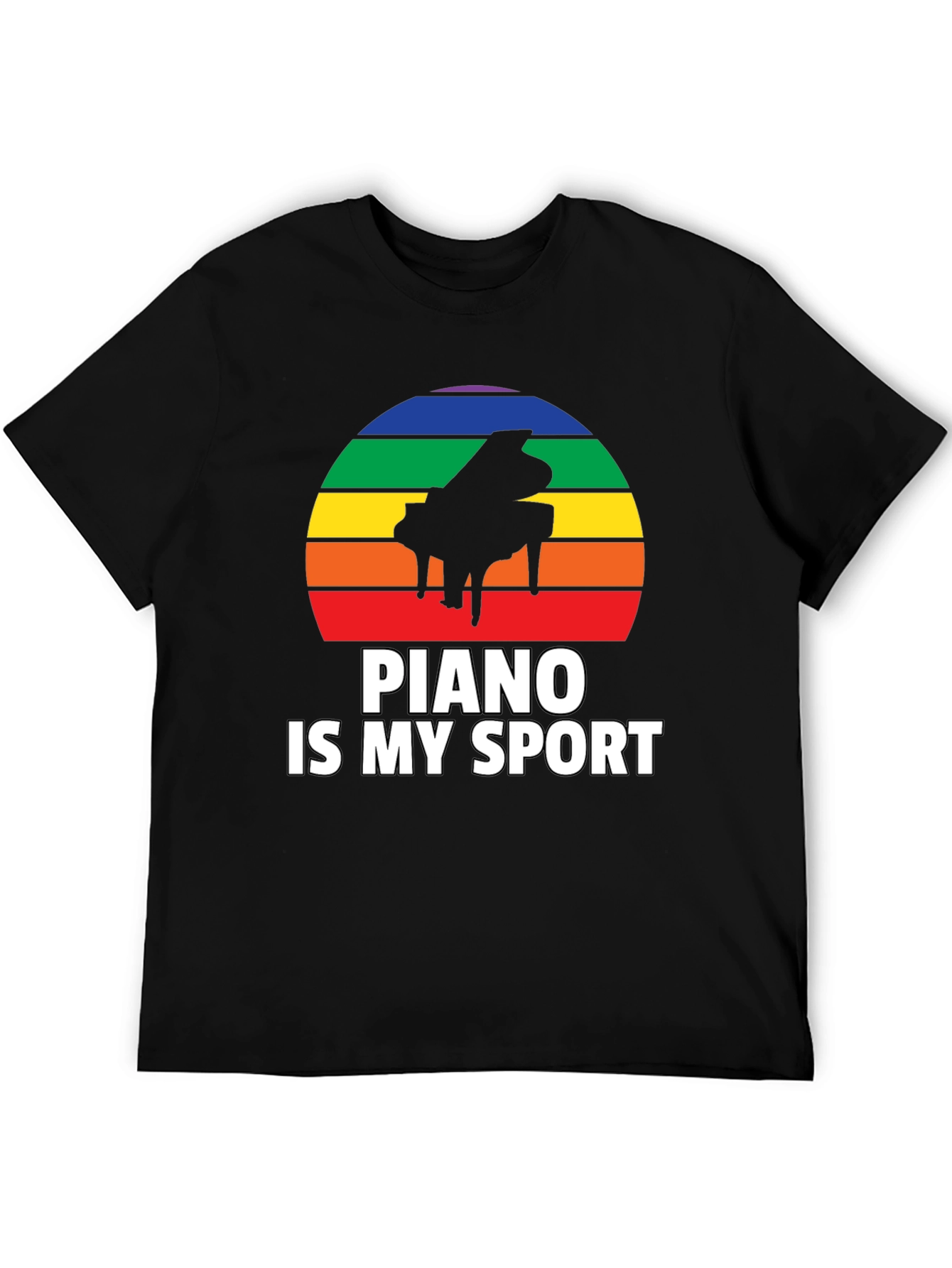 Piano Is My Sport Graphic Tee