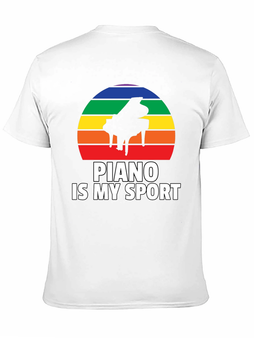 Piano Is My Sport Graphic Tee