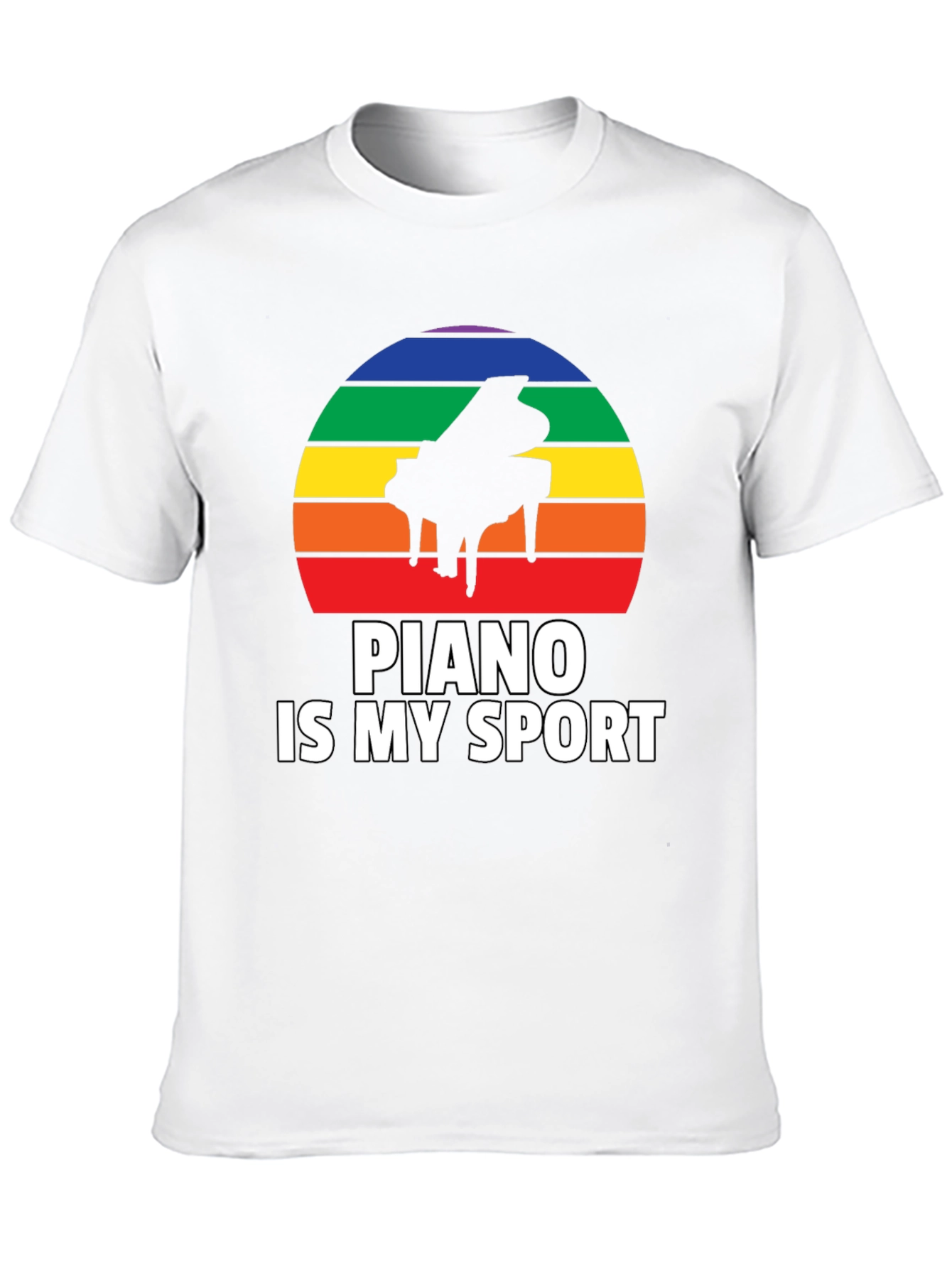 Piano Is My Sport Graphic Tee