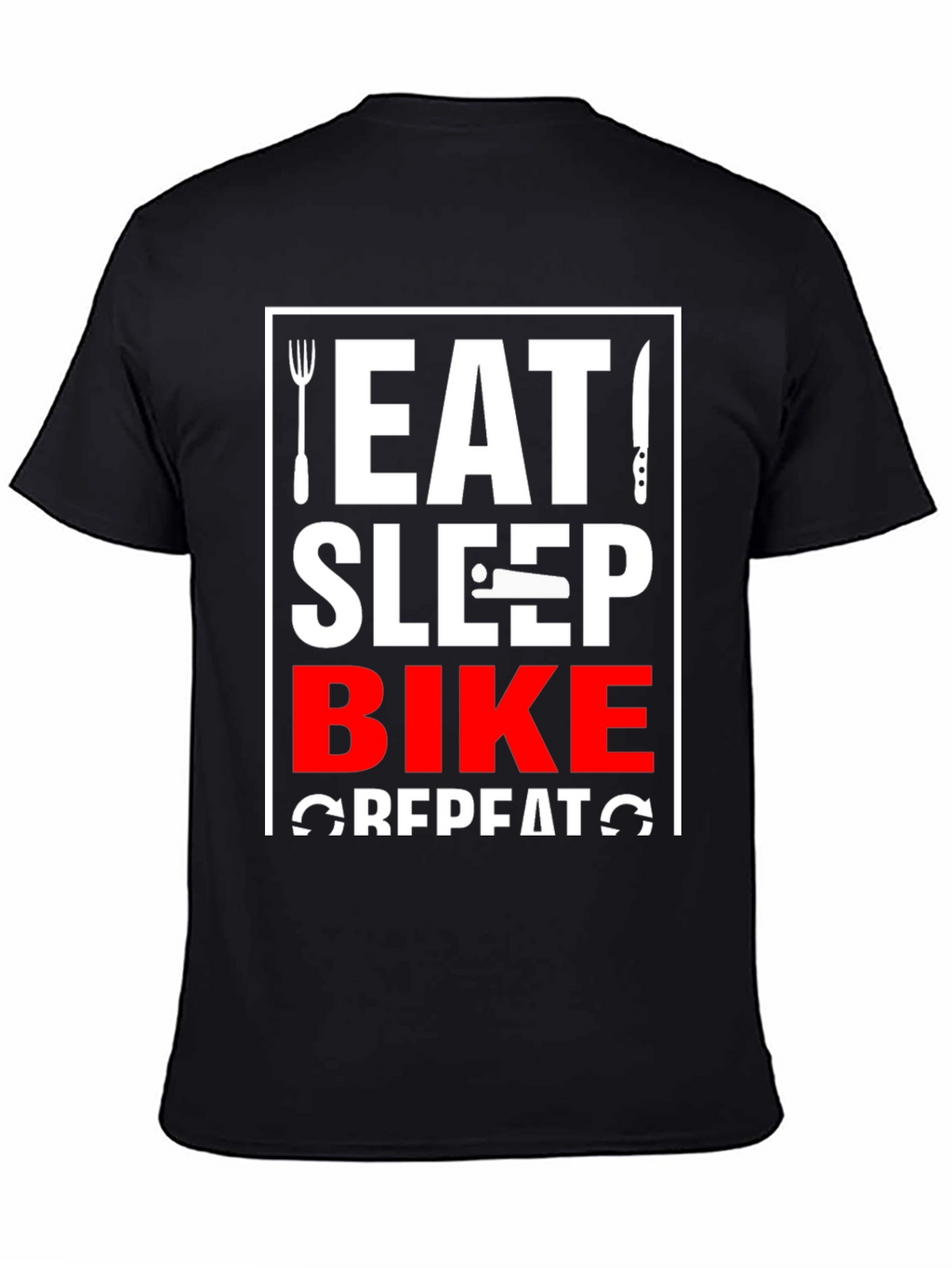 Eat Sleep Bike Repeat Graphic T-Shirt