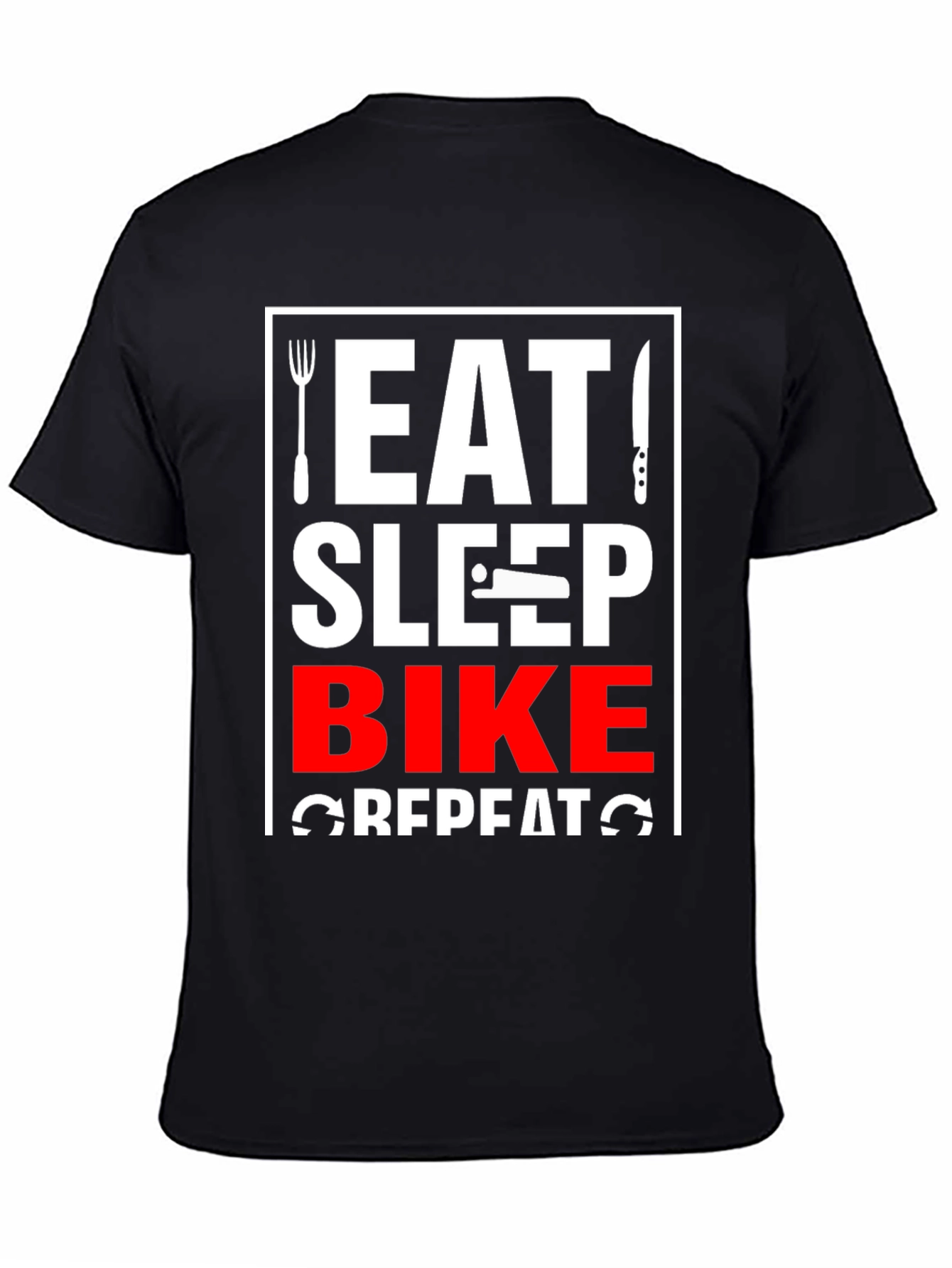Eat Sleep Bike Repeat Graphic T-Shirt
