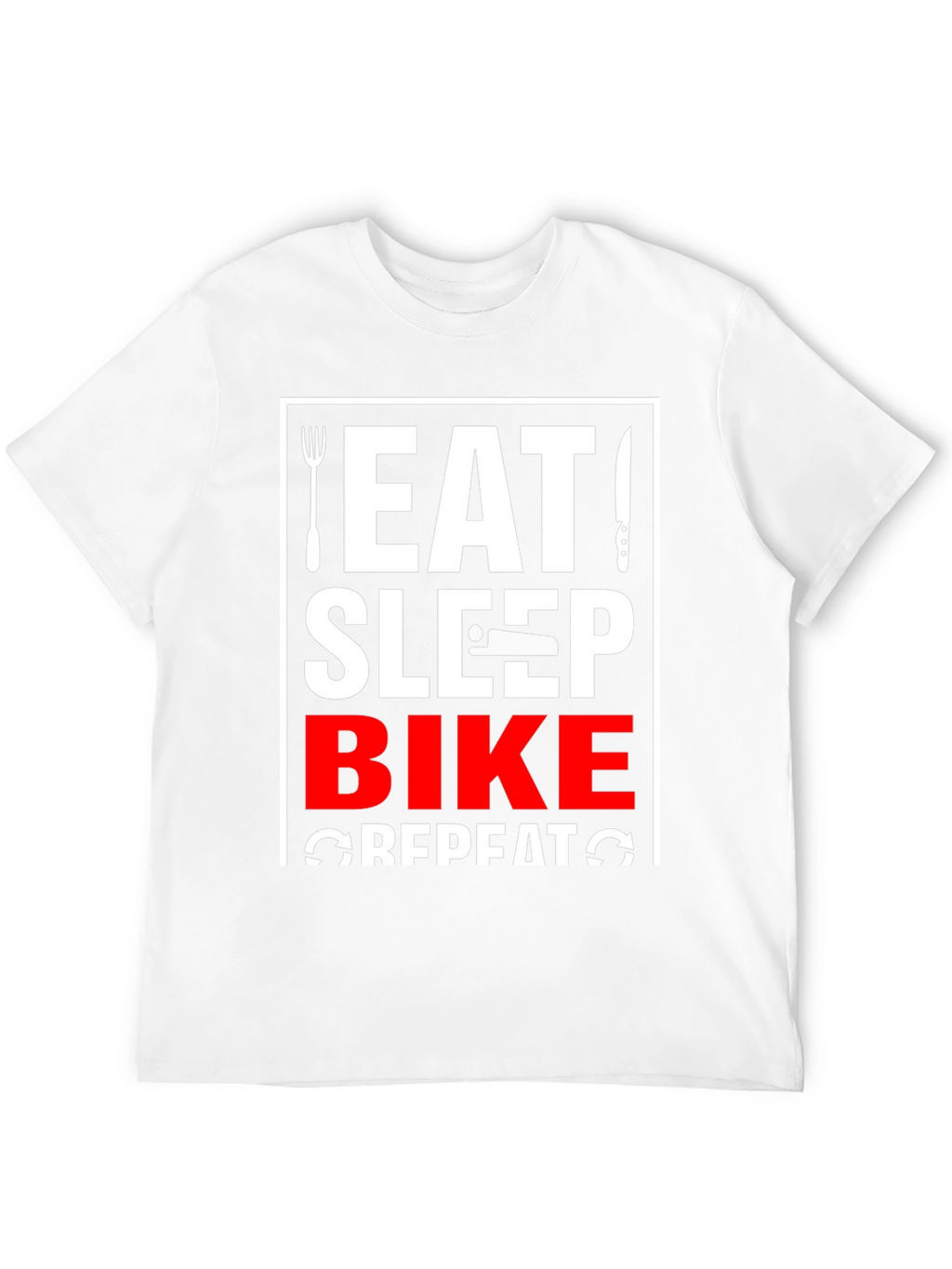Eat Sleep Bike Repeat Graphic T-Shirt