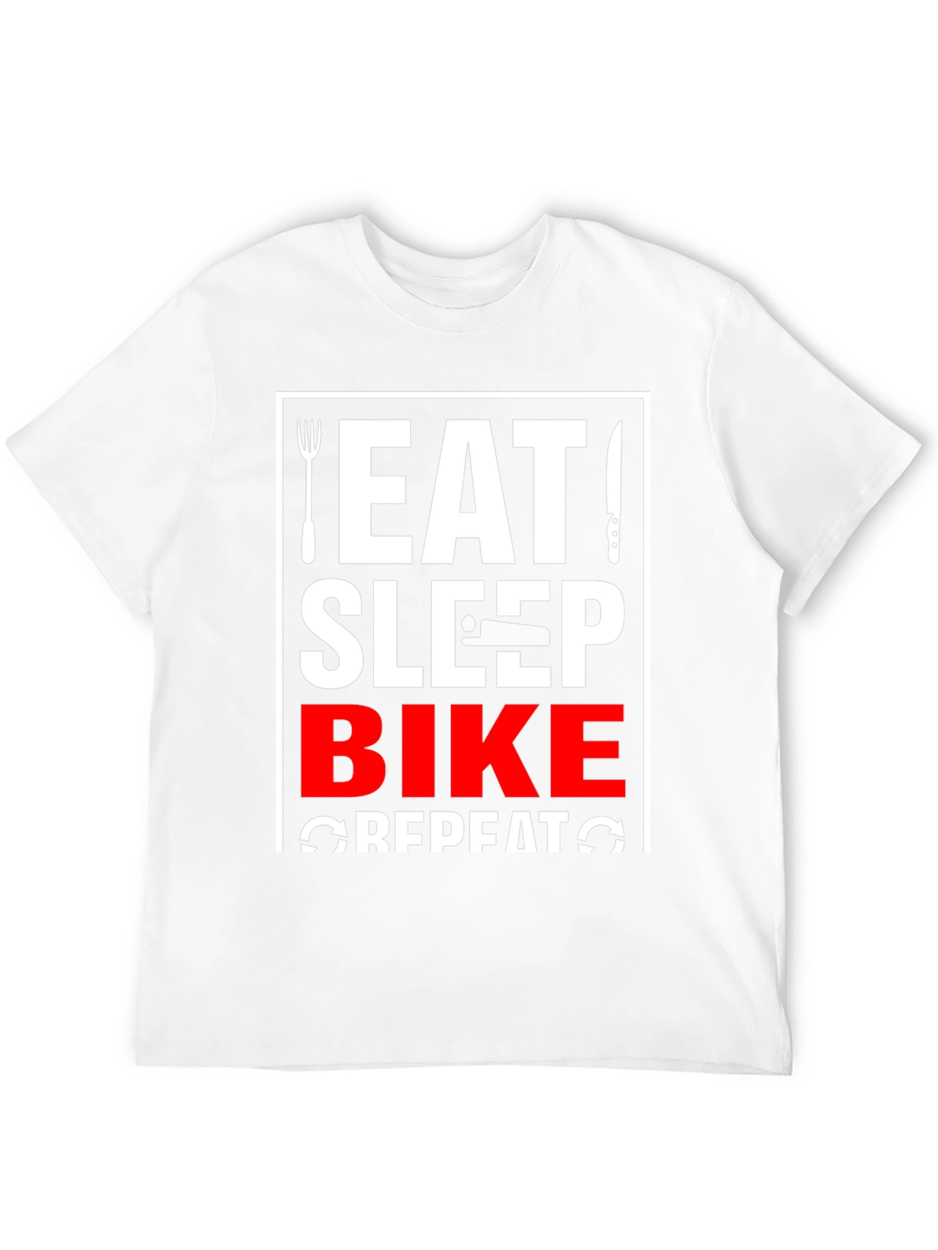 Eat Sleep Bike Repeat Graphic T-Shirt
