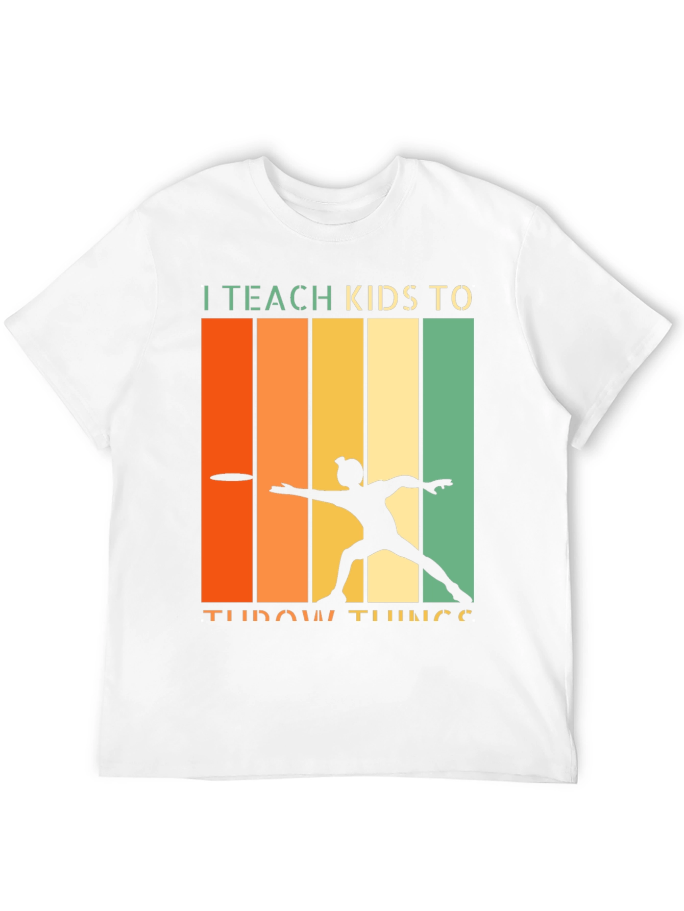 I Teach Kids To Throw Things Retro T-Shirt