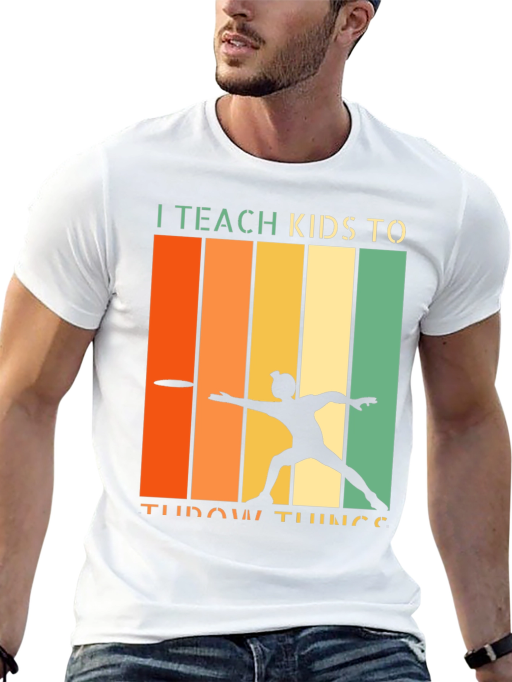 I Teach Kids To Throw Things Retro T-Shirt