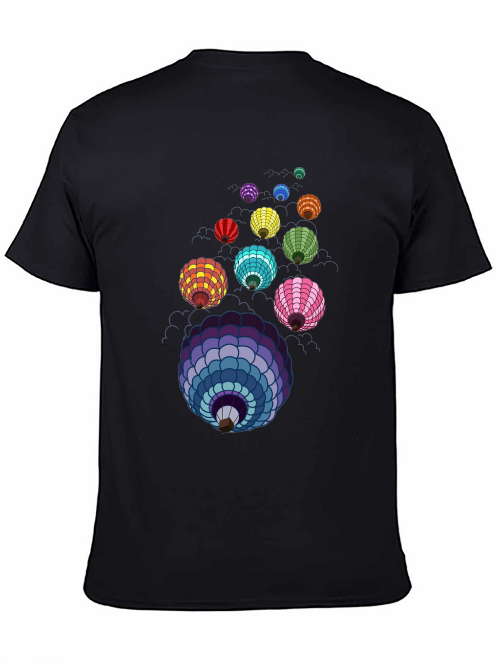 Colorful Lanterns Graphic T-Shirt