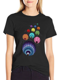 Colorful Lanterns Graphic T-Shirt