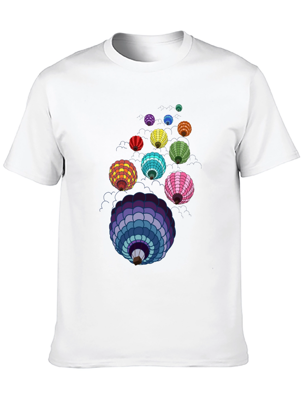 Colorful Lanterns Graphic T-Shirt