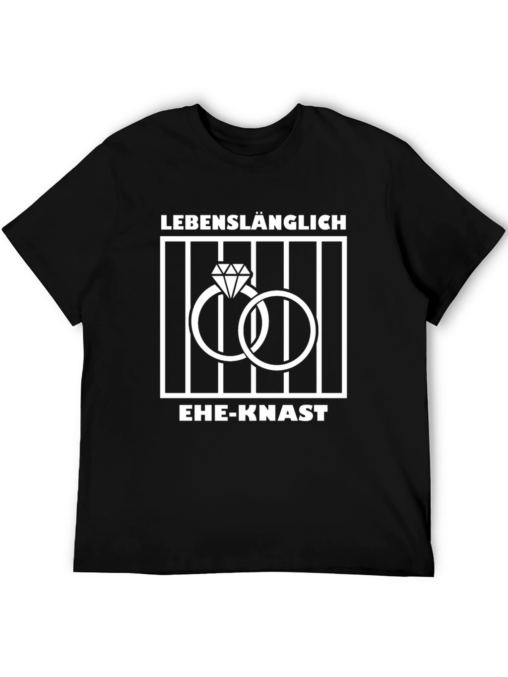Lifelong Marriage Sentence T-Shirt - Funny Wedding Rings Design