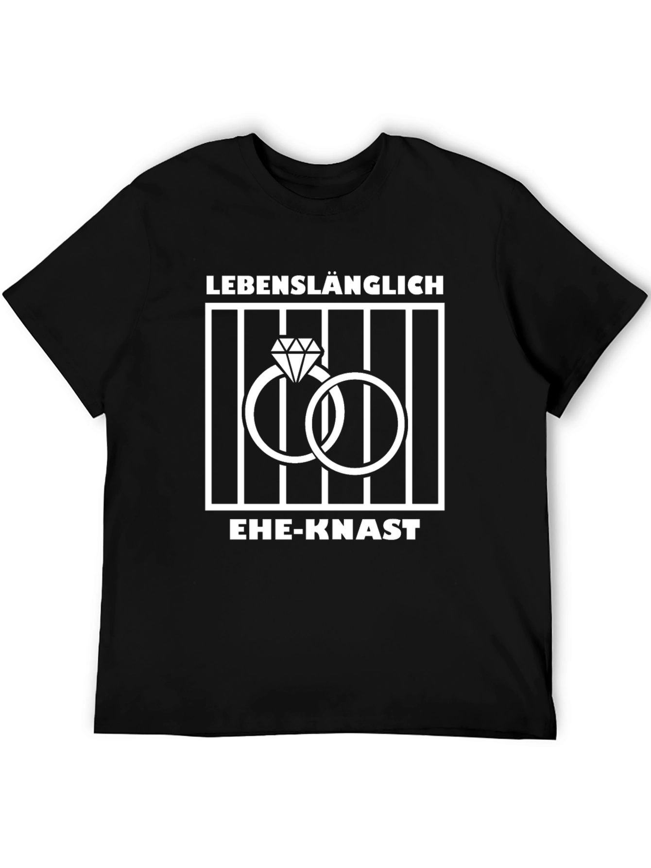 Lifelong Marriage Sentence T-Shirt - Funny Wedding Rings Design