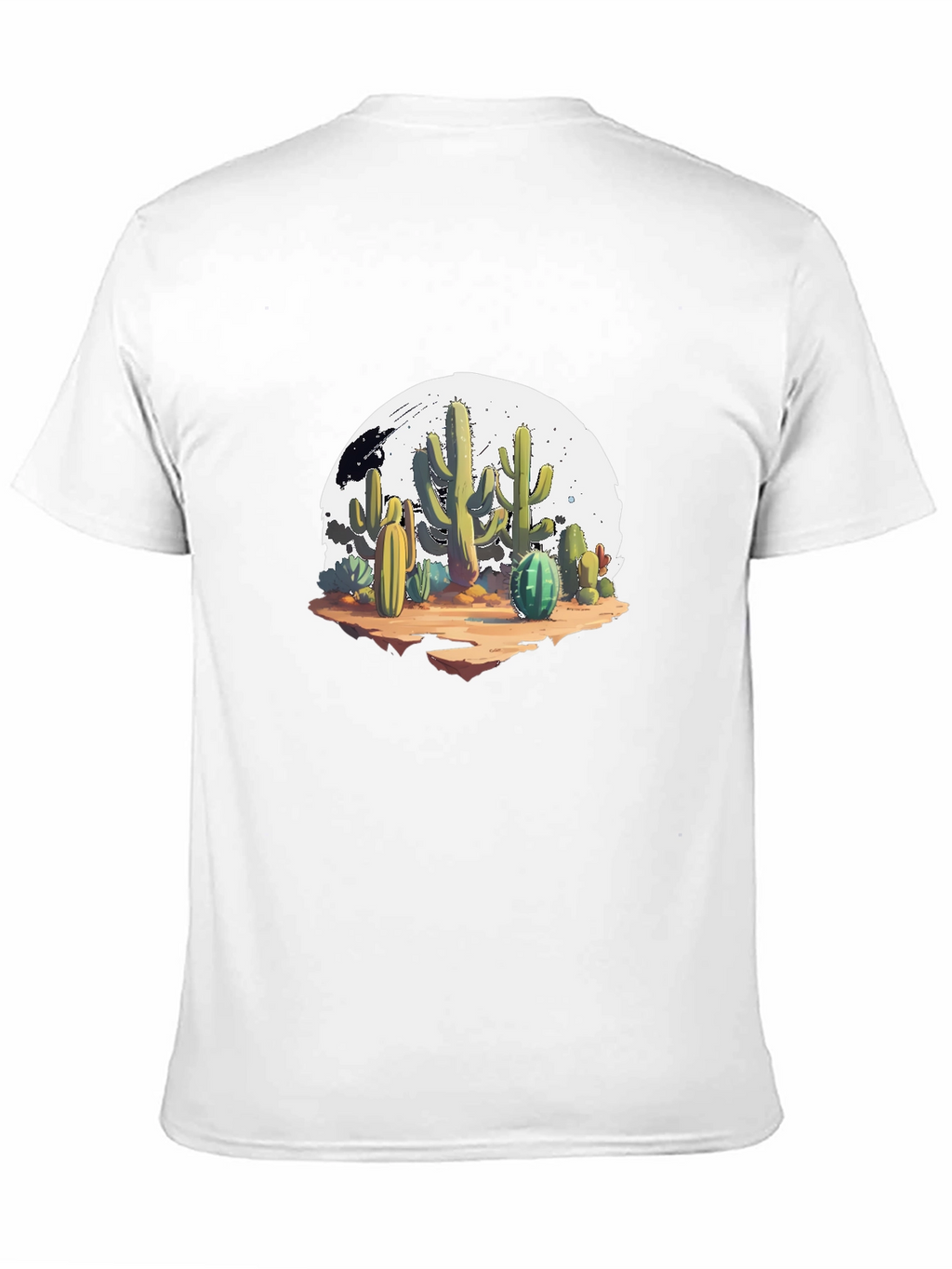Cactus Graphic Black T-Shirt