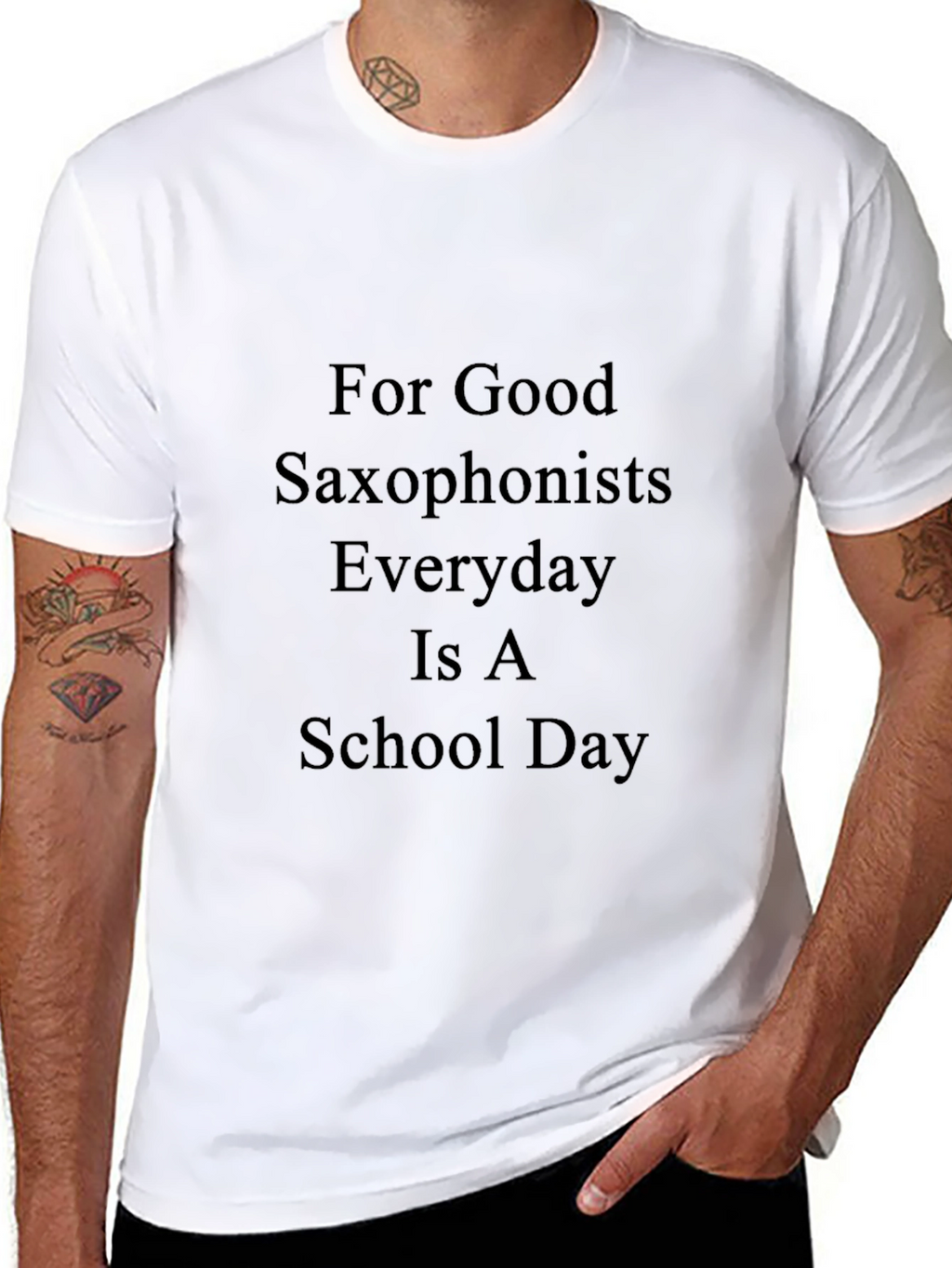 Saxophonist School Day Graphic Tee