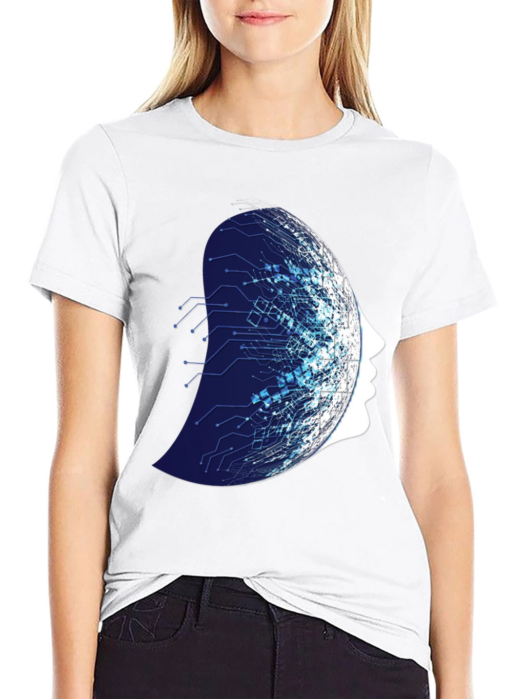 Tech Mind T-Shirt - Modern AI Design