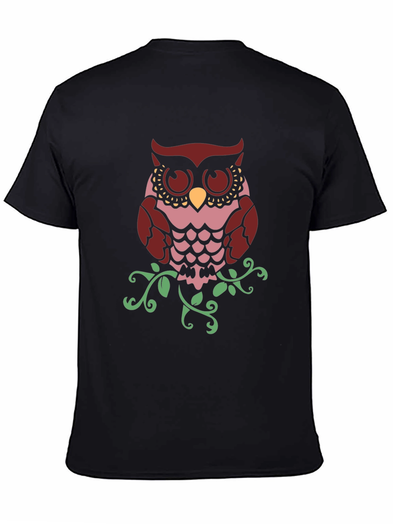 Owl Graphic Print T-Shirt - Stylish Mens Tee