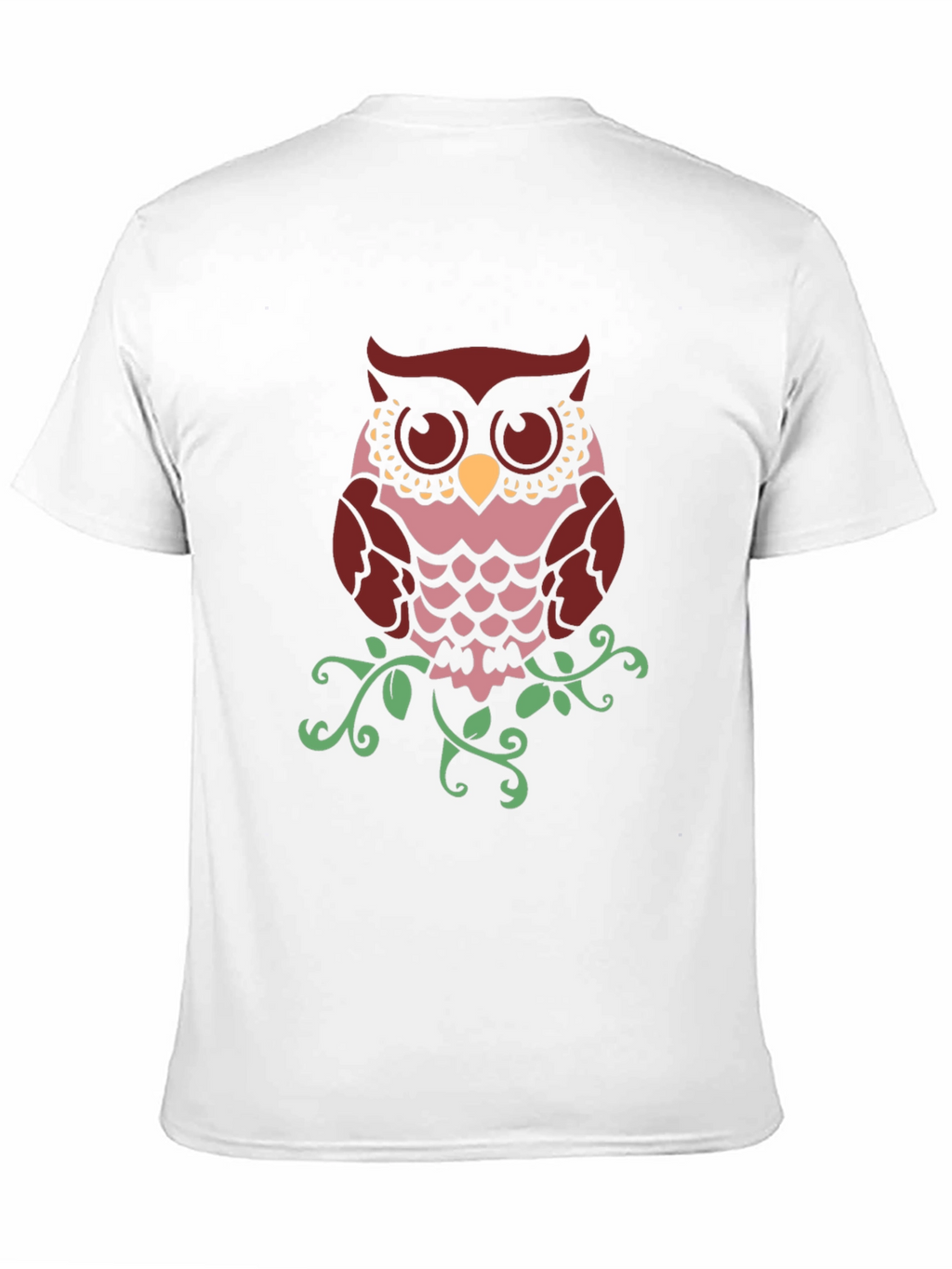 Owl Graphic Print T-Shirt - Stylish Mens Tee