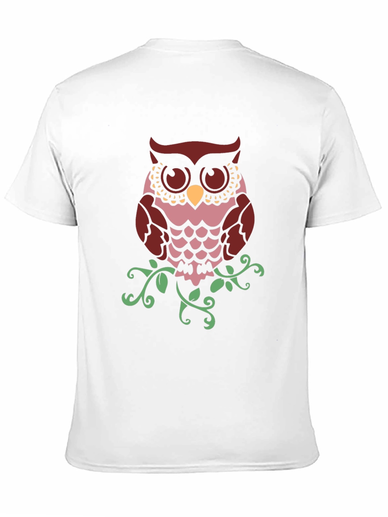Owl Graphic Print T-Shirt - Stylish Mens Tee