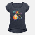 Keep calm and read a book little girl read a book